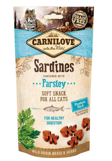 Carnilove Cat Snack Fresh Soft Sardine+Parsley 50g - Image 1