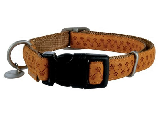 Zolux Obroża regulowana Mac Leather 20mm Żółta [522040JA] - Image 3