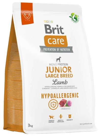 Brit Care Hypoallergenic Junior Large Lamb 3kg - Image 1