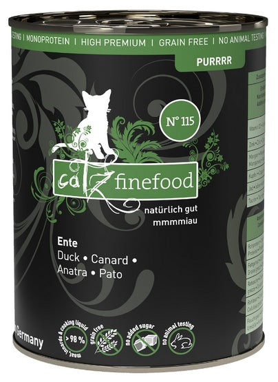 Catz Finefood Purrrr N.115 kaczka - monobiałkowa receptura bez zbóż - Image 1