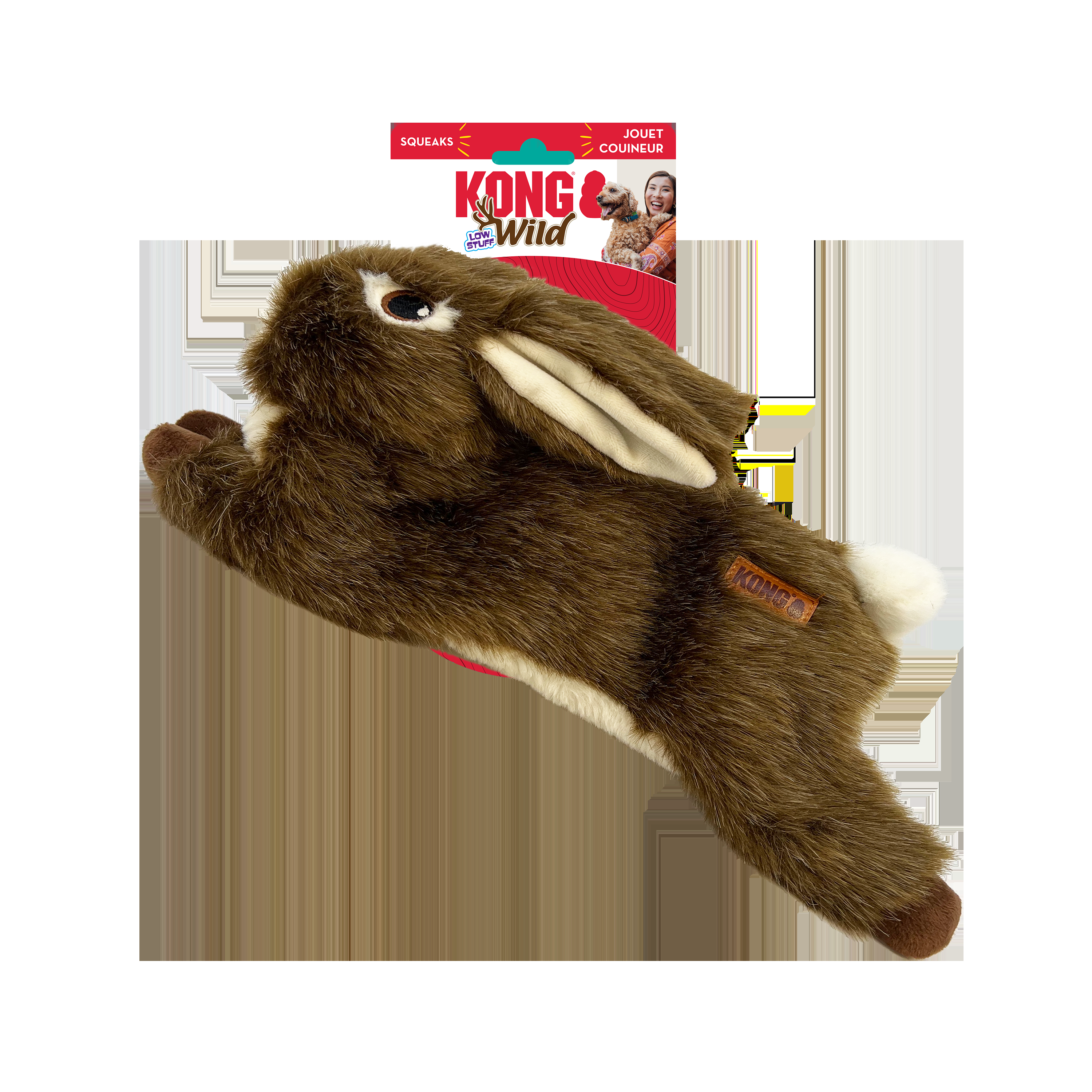 KONG Wild Low Stuff Rabbit - Image 2