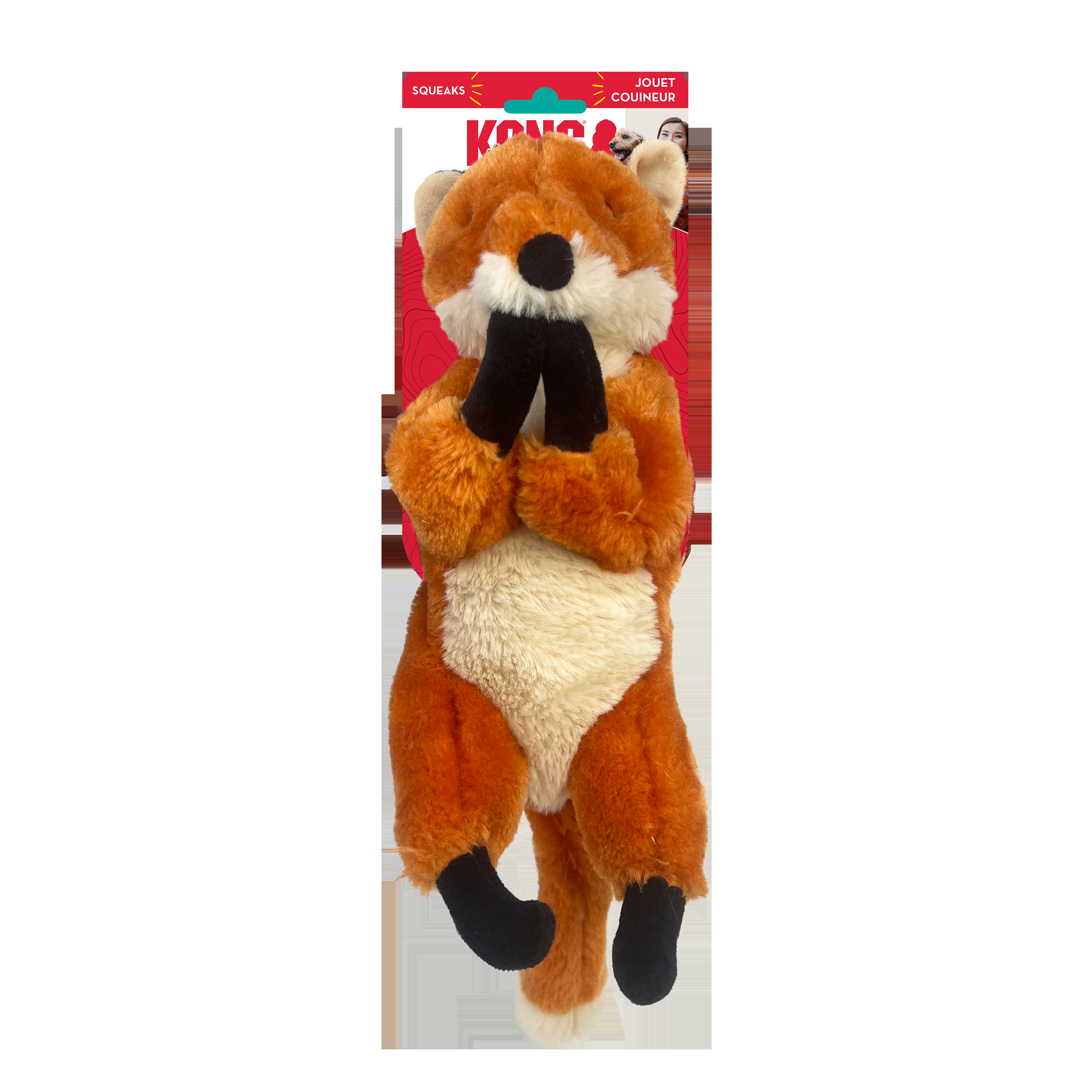 KONG Wild Low Stuff Fox - Image 1