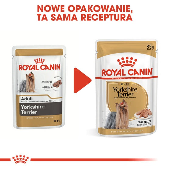 Royal Canin Yorkshire Terrier Adult karma mokra - pasztet, dla psów dorosłych rasy yorkshire terrier saszetka 85g - Image 3