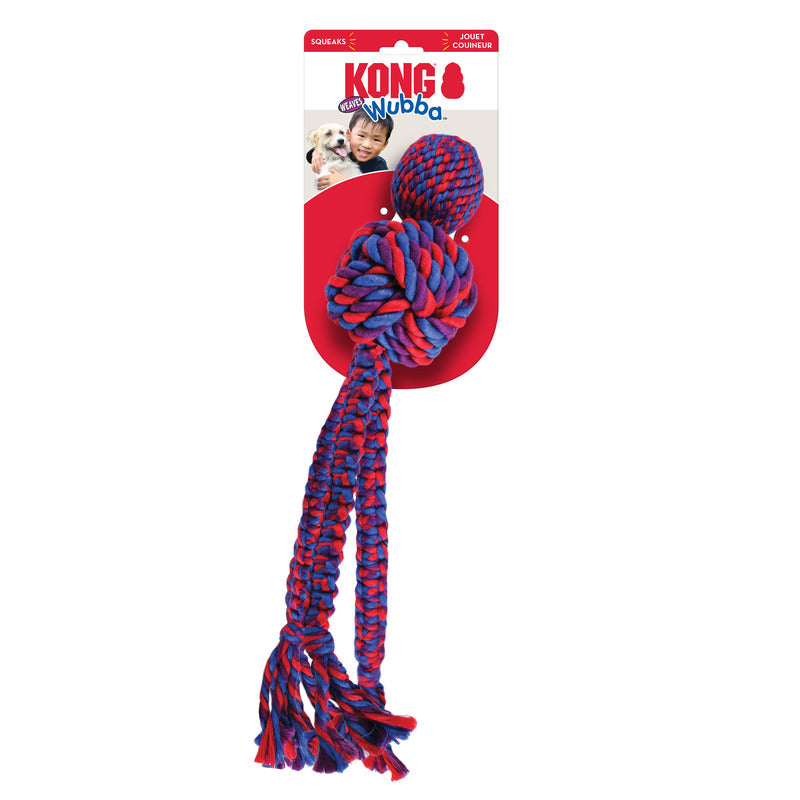 KONG Wubba Weaves w/Rope Assorted - Image 2