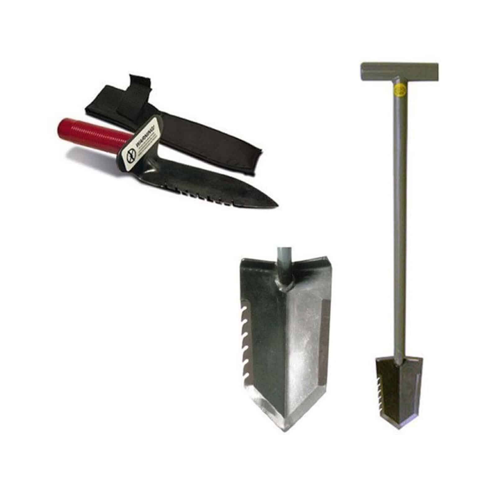 Lesche Shovel Combo, Sampson T-Handle Shovel and Right Serrated Digging Tool - Image 1