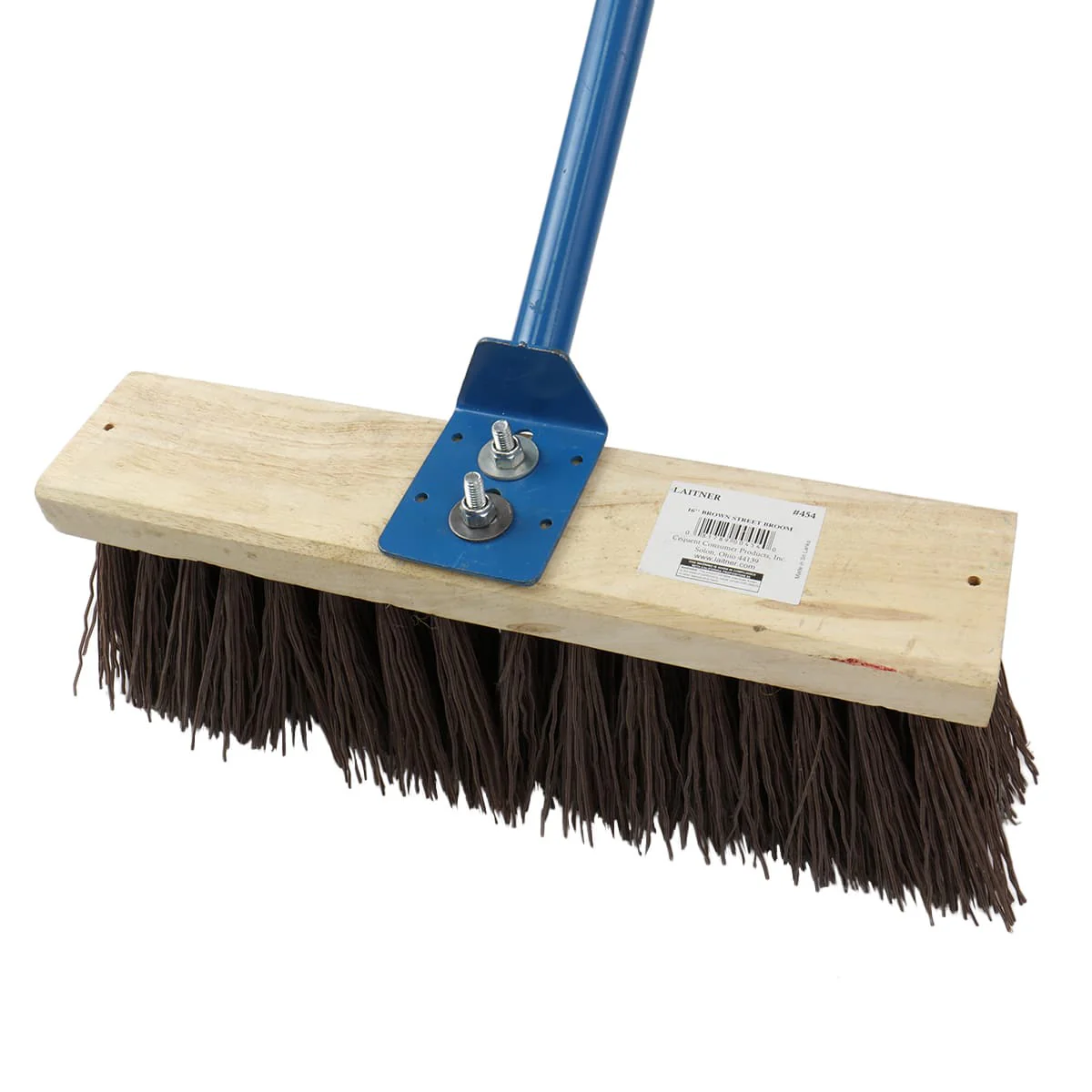 Lesche King of Spades Heavy-Duty Broom - 63" Poly Bristle - Image 2