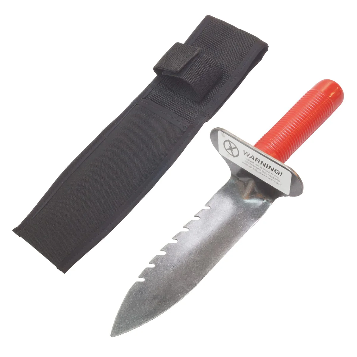 Lesche Digging Tool Right Side Serrated with Sheath - Image 1