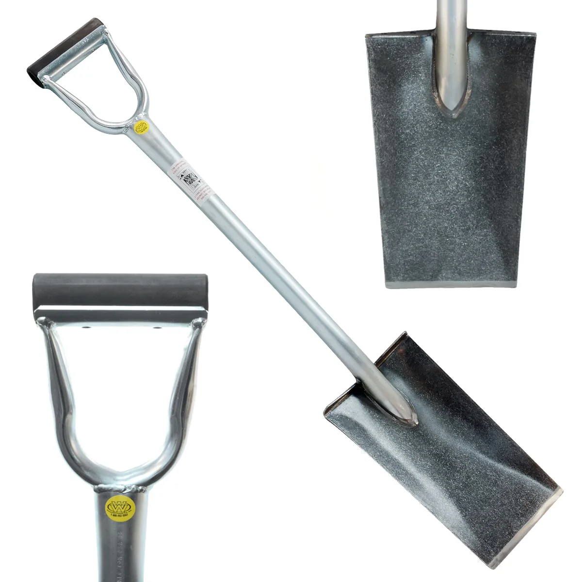 King of Spades w/ 13" Welded Edge and Shock-absorbing Handle - for Gardening and Landscaping - Image 1
