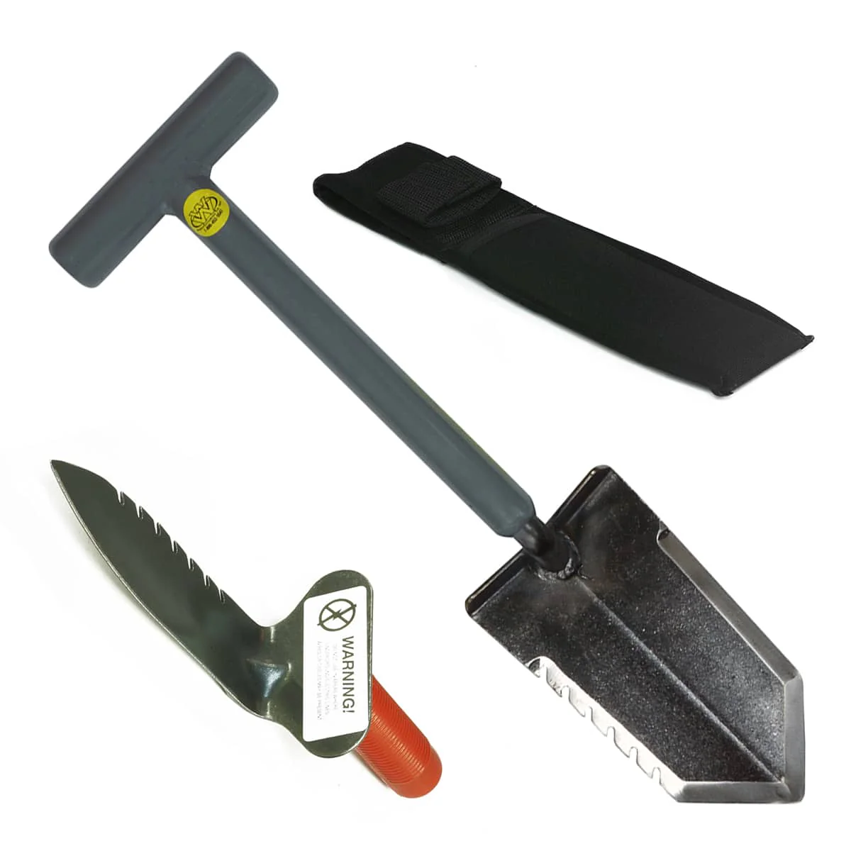 Lesche Sampson 18" T-Handle Shovel and Lesche Digging Tool Right Side Serrated - Image 1
