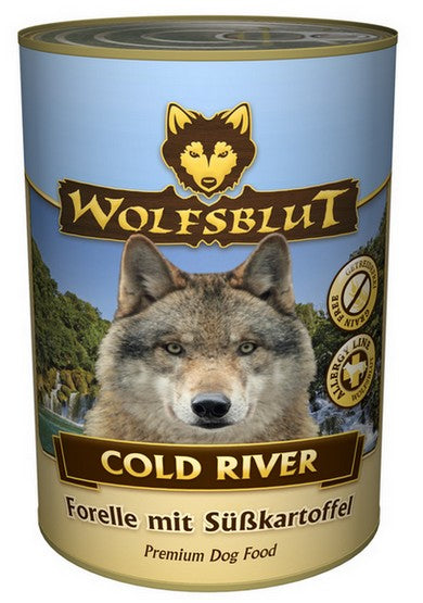 Wolfsblut Dog Cold River - pstrąg i bataty puszka 395g - Image 1