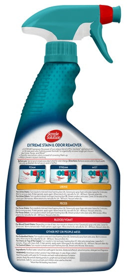 Simple Solution Extreme Stain & Odour Remover - dozownik 3w1 piana/mgła/strumień - Image 3