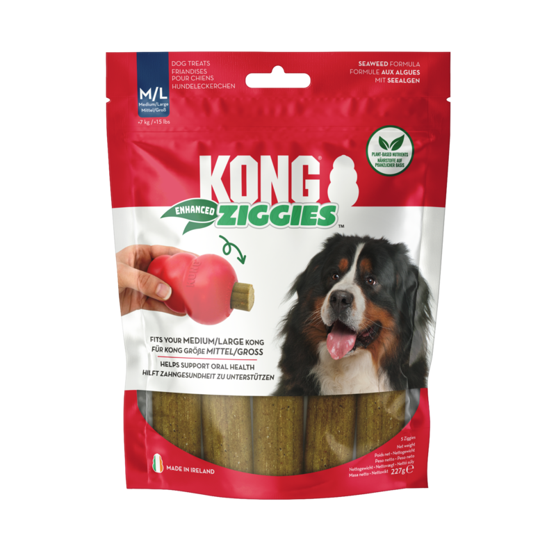 KONG Ziggies Enhanced / 227g – Sep