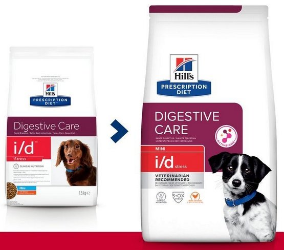 Hill's Prescription Diet i/d Canine Stress Mini 1kg - Image 2