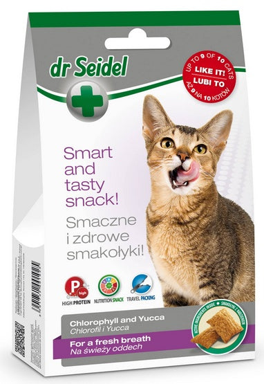 Dr Seidel Smakołyki dla kotów na świeży oddech 50g - Image 1