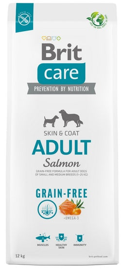 Brit Care Grain Free Adult Small & Medium Salmon 12kg - Image 2