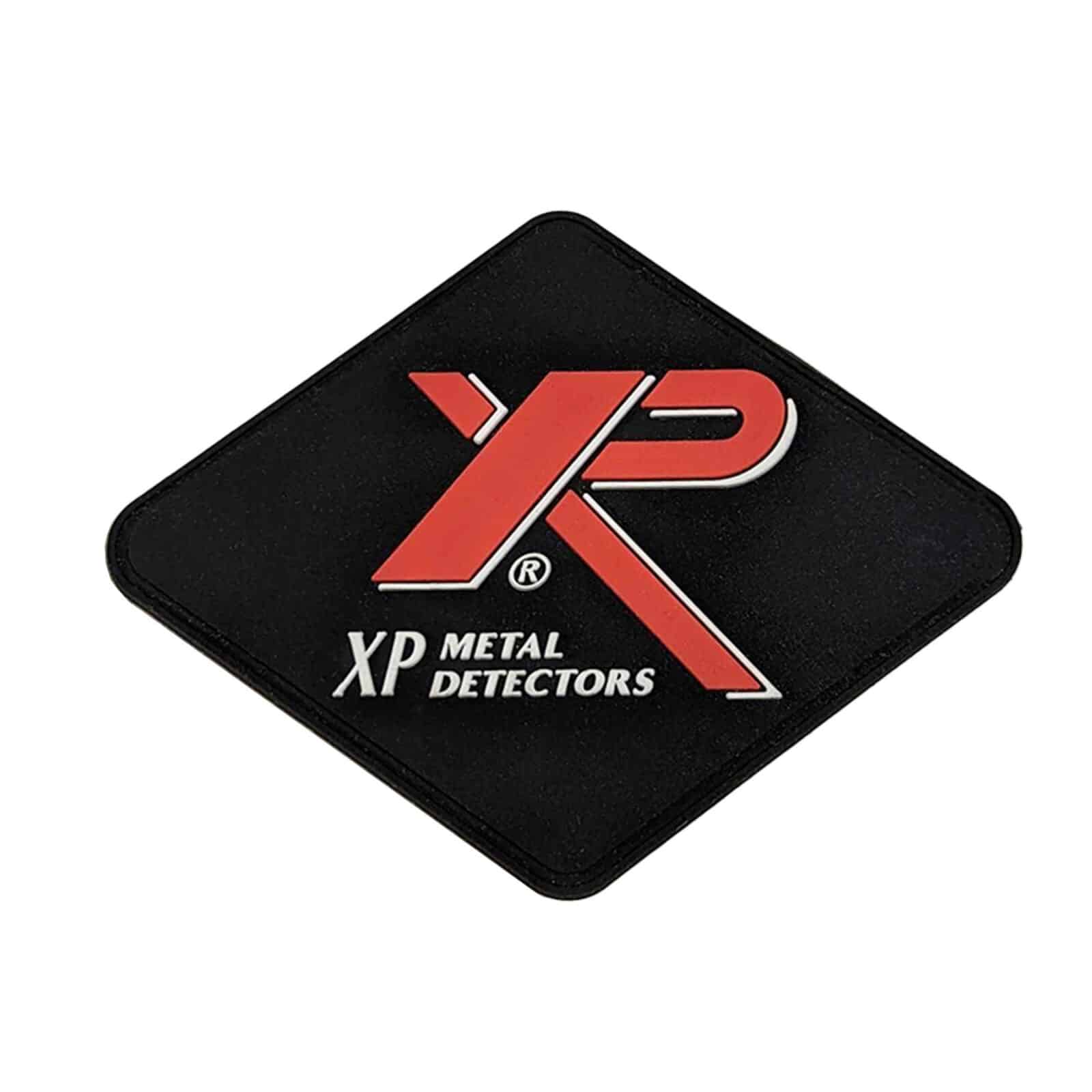 XP Metal Detectors Black Rubber Patch – Official Brand Logo