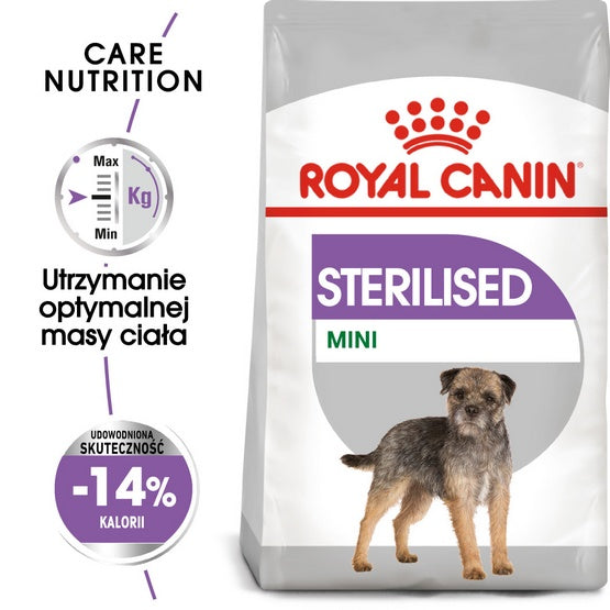 Royal Canin Mini Sterilised karma sucha dla psów dorosłych, ras małych, sterylizowanych 3kg - Image 1