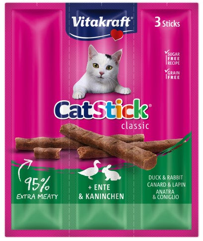 Vitakraft Cat Stick Classic Kaczka i Królik 18g [18200] - Image 1