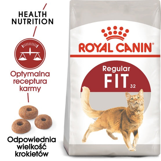 Royal Canin Fit karma sucha dla kotów dorosłych, wspierająca idealną kondycję 400g - Image 1