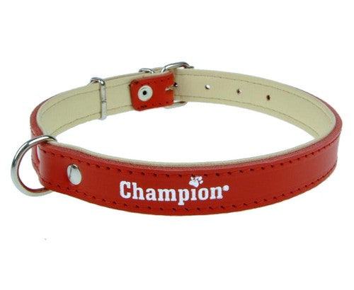Champion Obroża Skórzana na skórce czerwona SK/S 50/1,8 (R) [SOS] - Image 1