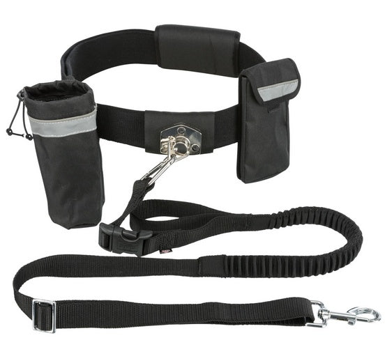 Trixie Pas biodrowy i Smycz Hands Free - zestaw do dogtrekkingu [TX-1275] - Image 1