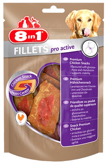 8in1 Fillets Pro Active – przekąska na stawy 80g