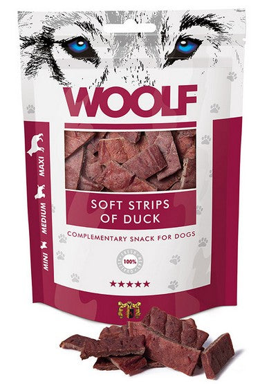 Woolf Soft Strips of Duck 100g - Image 1