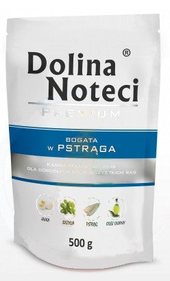 Dolina Noteci Premium Pies Pstrąg saszetka 500g - Image 1