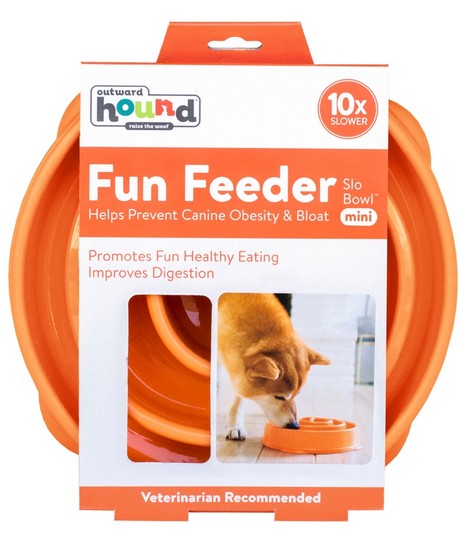 Outward Hound Fun Feeder Mini Miska spowalniająca pomarańczowa [51004] - Image 2