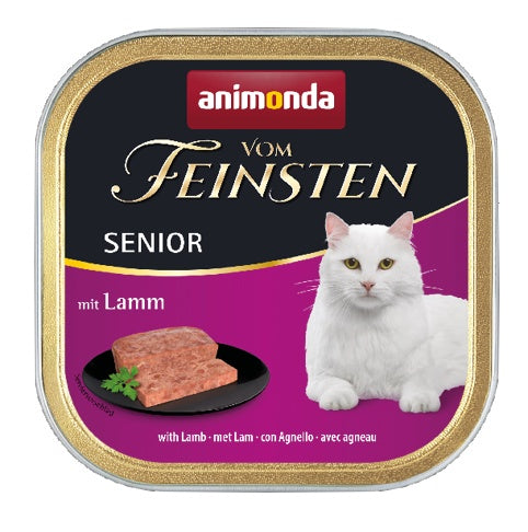 Animonda vom Feinsten Cat Senior z jagnięciną - delikatna tacka dla kotów 7+ - Image 1