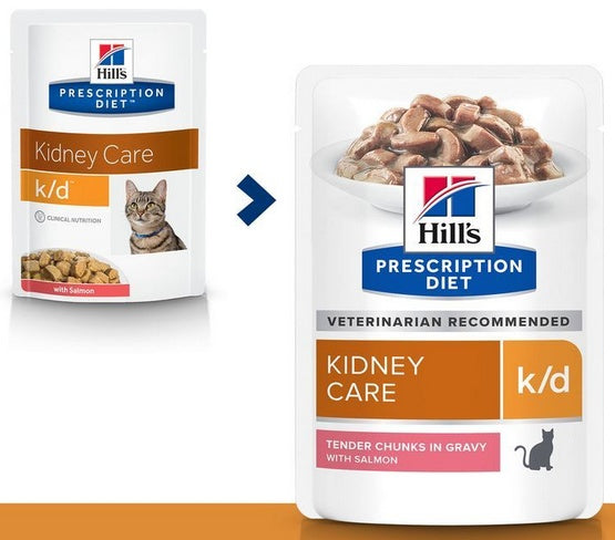 Hill's Prescription Diet k/d Feline Łosoś saszetka 85g - Image 2