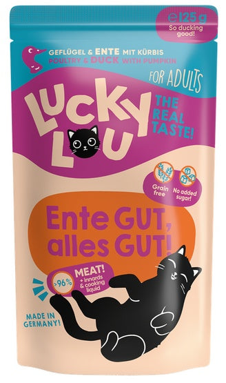 Lucky Lou Lifestage Adult Drób i kaczka saszetka 125g - Image 2