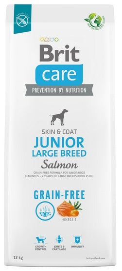 Brit Care Grain Free Junior Large Breed Salmon 12kg - Image 2