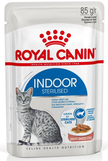 Royal Canin Indoor Sterilised sos karma mokra dla kotów dorosłych sterylizowanych, przebywających w domu saszetka 85g - Image 2