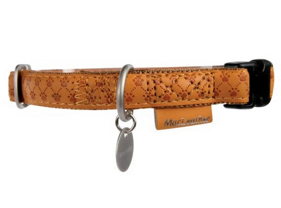 Zolux Obroża regulowana Mac Leather 20mm Żółta [522040JA] - Image 1