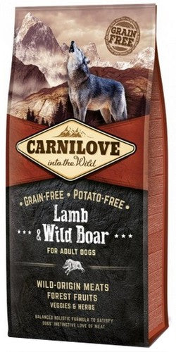Carnilove Dog Lamb & Wild Boar Adult – jagnię i dzik 12kg