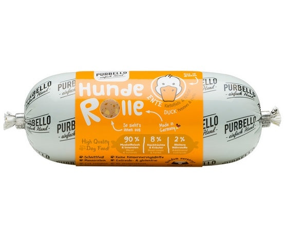 Purbello Dog kiełbaska treningowa monobiałkowa kaczka 200g - jędrna i łatwa do krojenia - Image 2