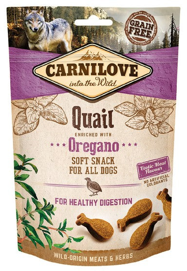 Carnilove Dog Snack Fresh Soft Quail+Oregano 200g - Image 1