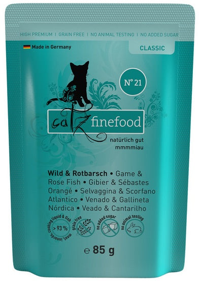 Catz Finefood Classic N.21 Dziczyzna i Karmazyn saszetka 85g - Image 1