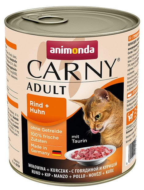 Animonda Carny Adult Wołowina + Kurczak puszka 800g - Image 2