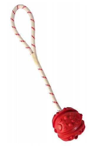Trixie piłka z linką - pływająca piłka do aportu i przeciągania - 7/35 cm - Image 2