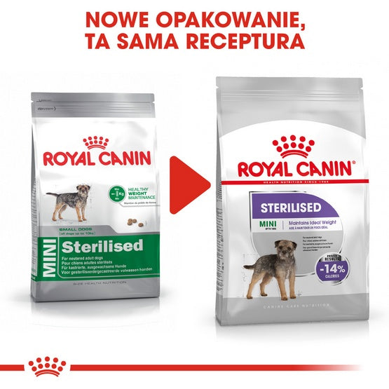 Royal Canin Mini Sterilised karma sucha dla psów dorosłych, ras małych, sterylizowanych 1kg - Image 3