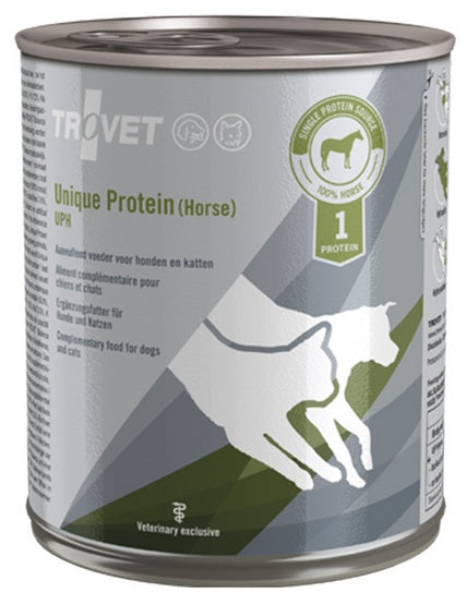 Trovet Unique Protein UPH Konina dla psa i kota puszka 800g - Image 1