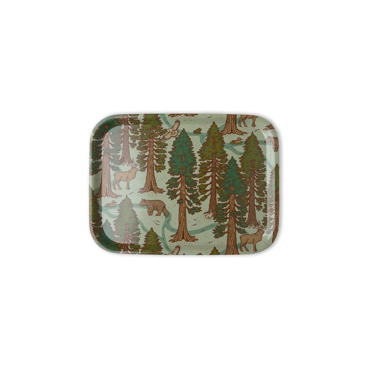 Birch Laminate Tray Redwoods 10.5x8" - Image 1