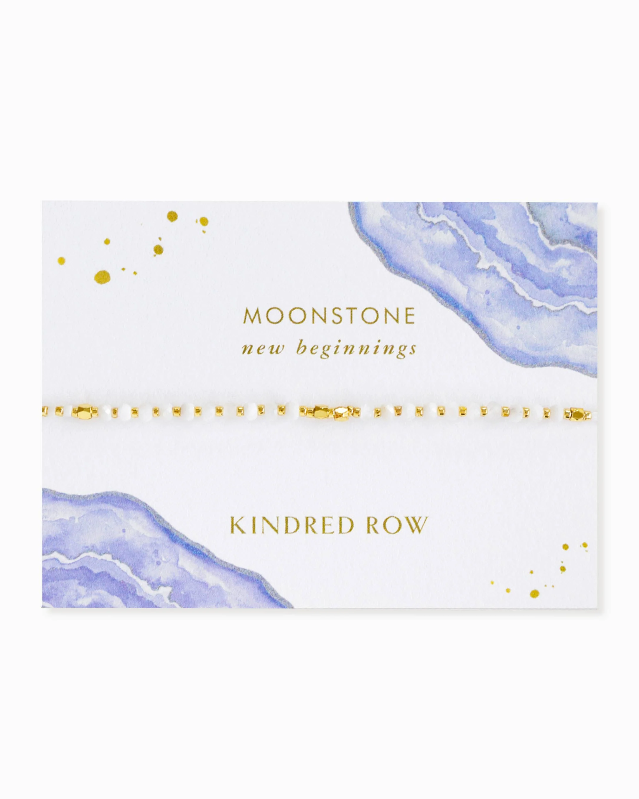 Moonstone Healing Gemstone Stacking Bracelet - Image 1