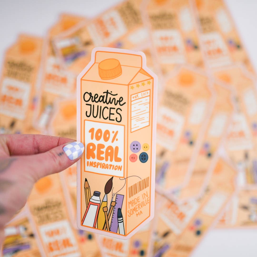 'Creative Juices' Vinyl Sticker - Image 3