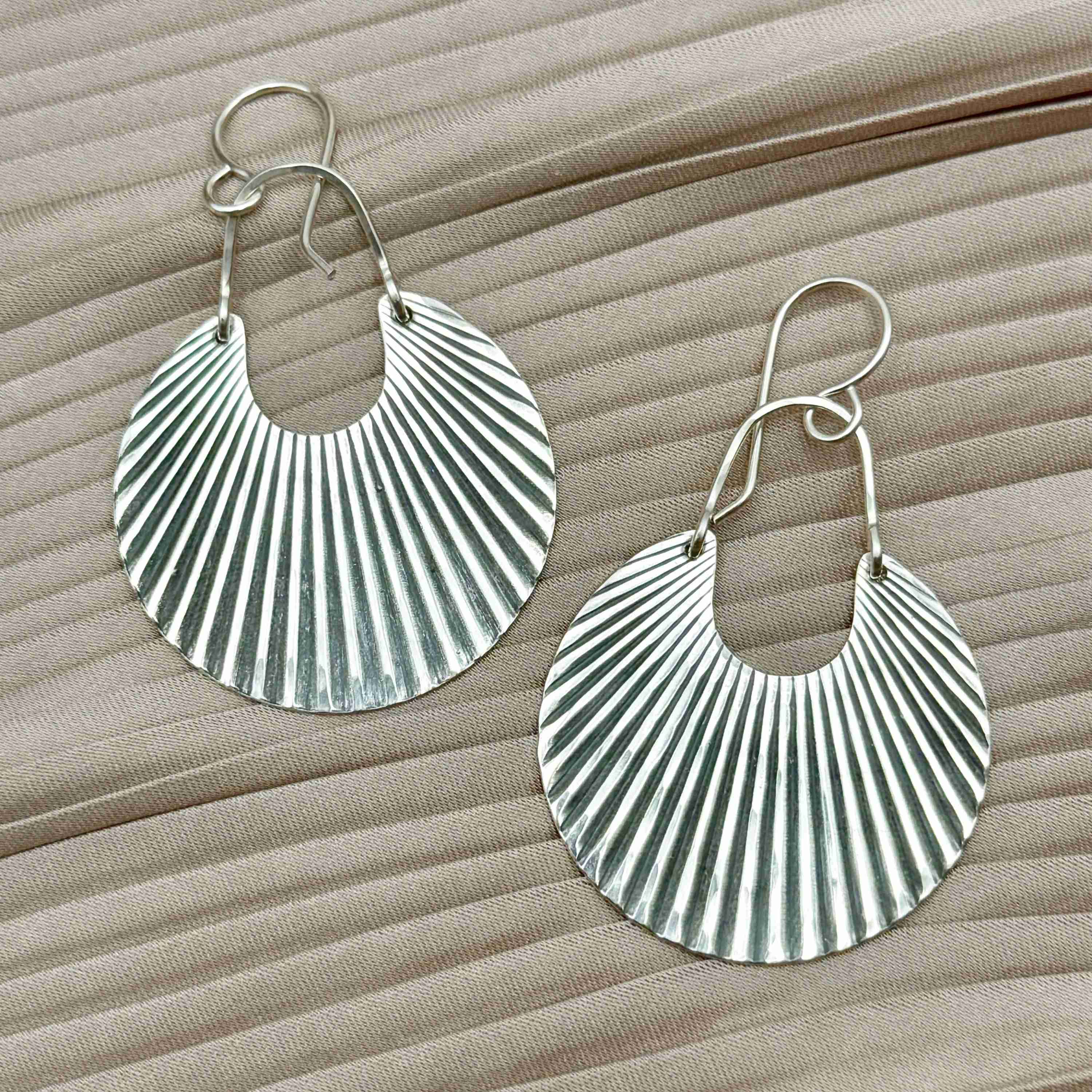 Handmade Hearth Earrings - Image 1