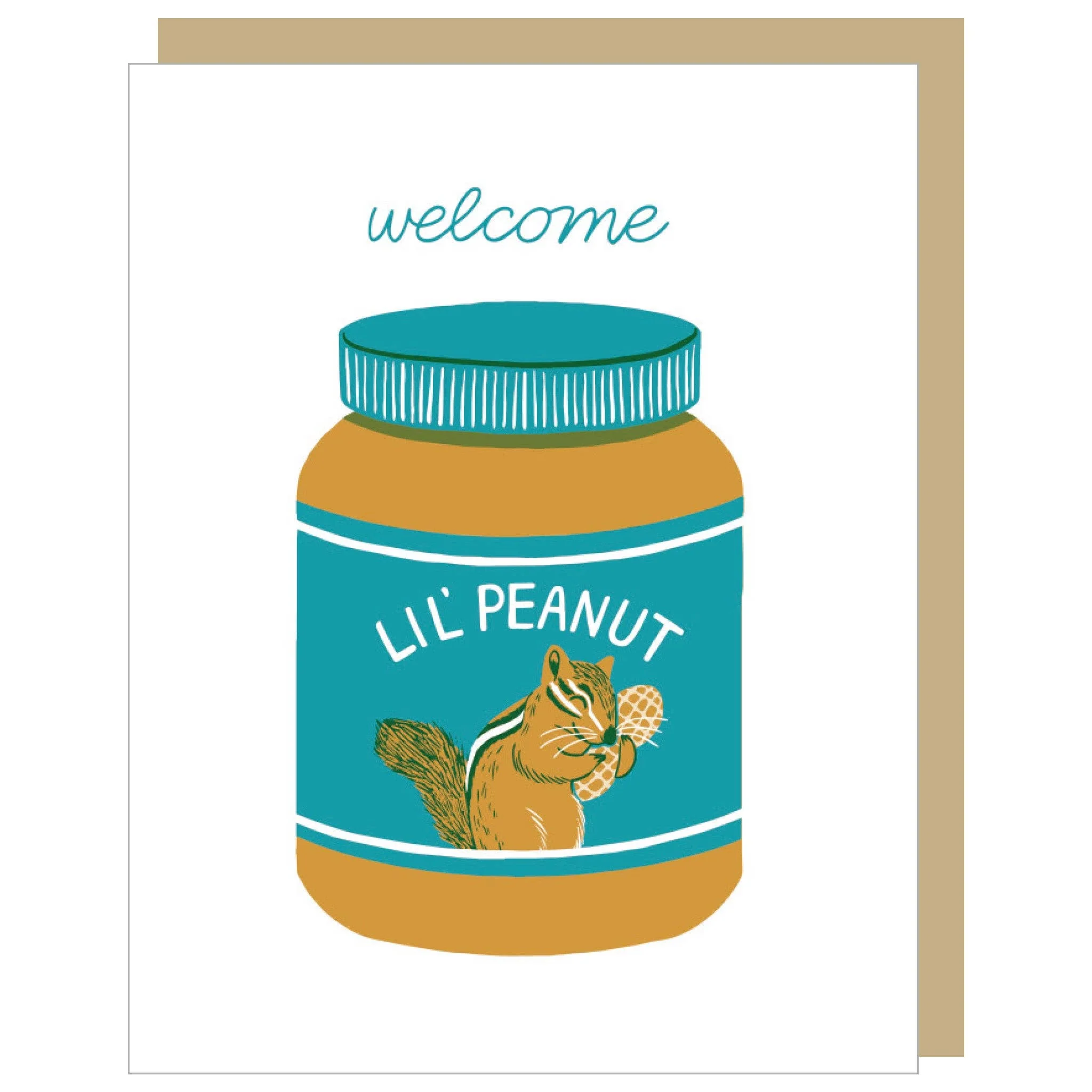 Peanut Butter Jar Baby Card - Image 3