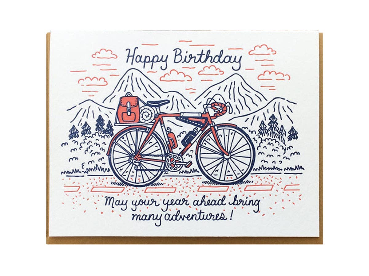 Birthday Bicycle Card - Image 1