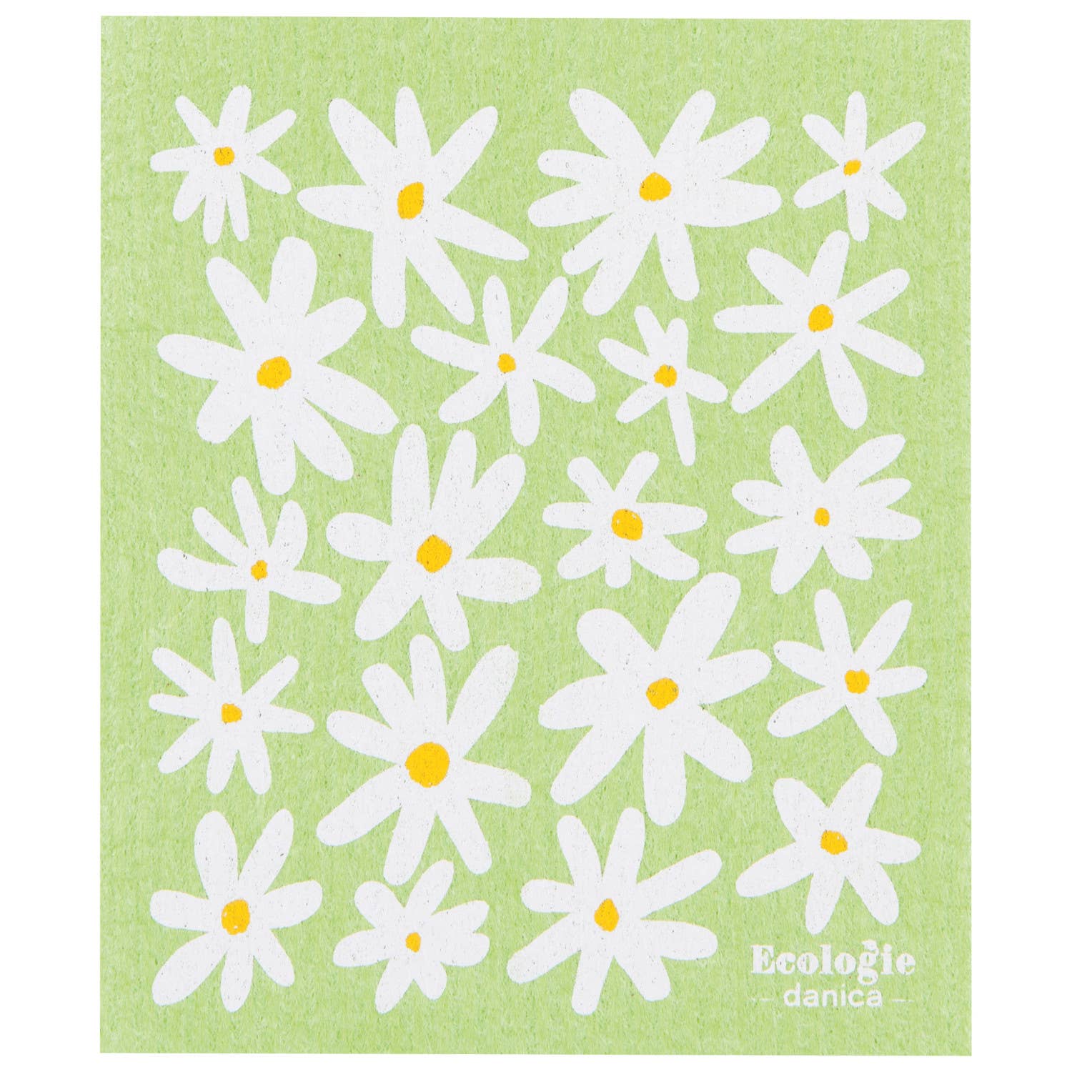 Daisies Swedish Dishcloth - Image 2